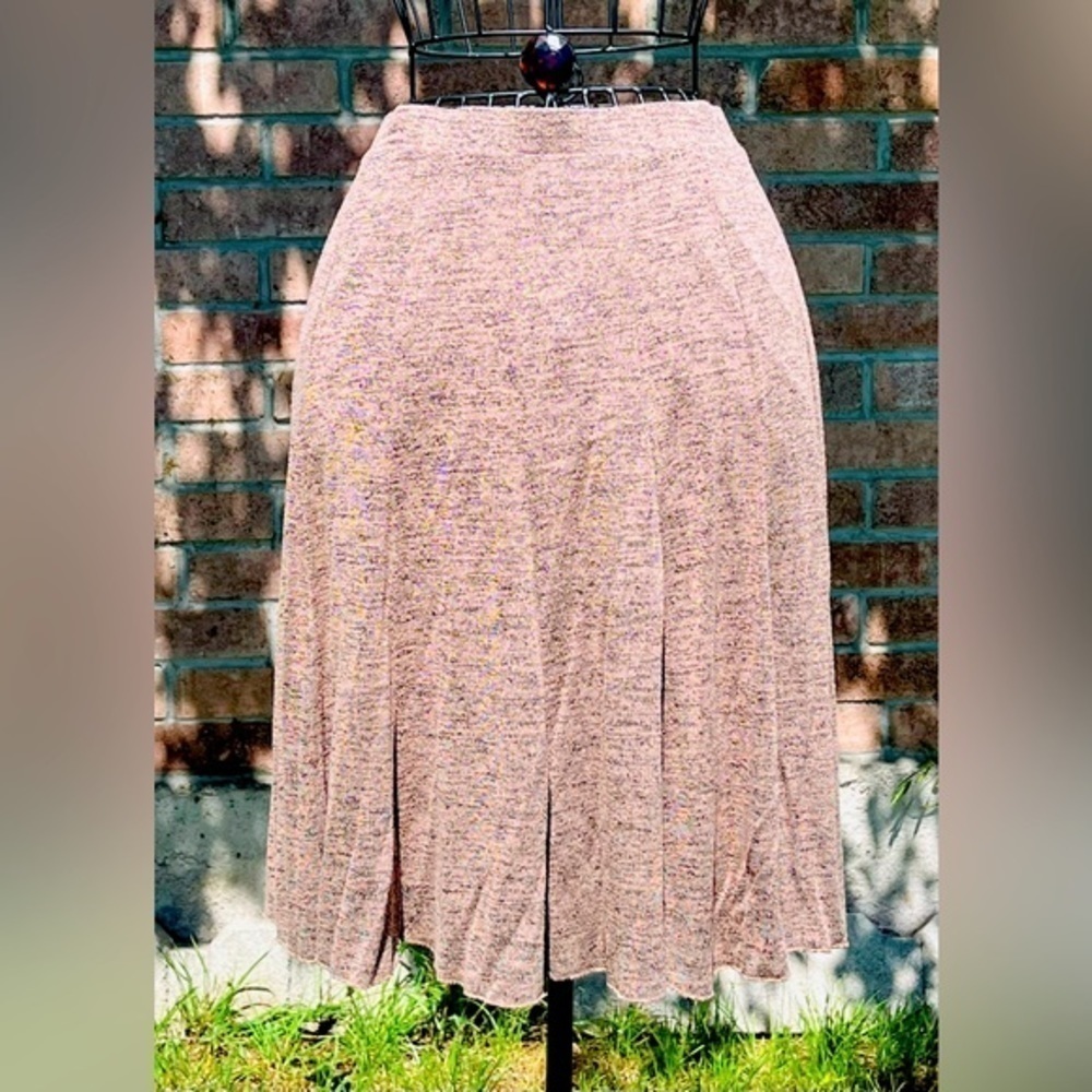 🟢 Fig & Blue Pink Jersey Skirt